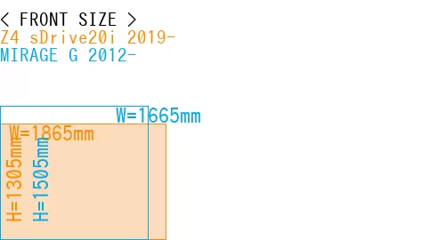 #Z4 sDrive20i 2019- + MIRAGE G 2012-